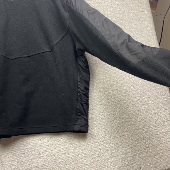 Spyder Full Zip Jacket Mens Polar Fleece Black Pockets Outdoors Utilitywear Read - Picture 12 of 13